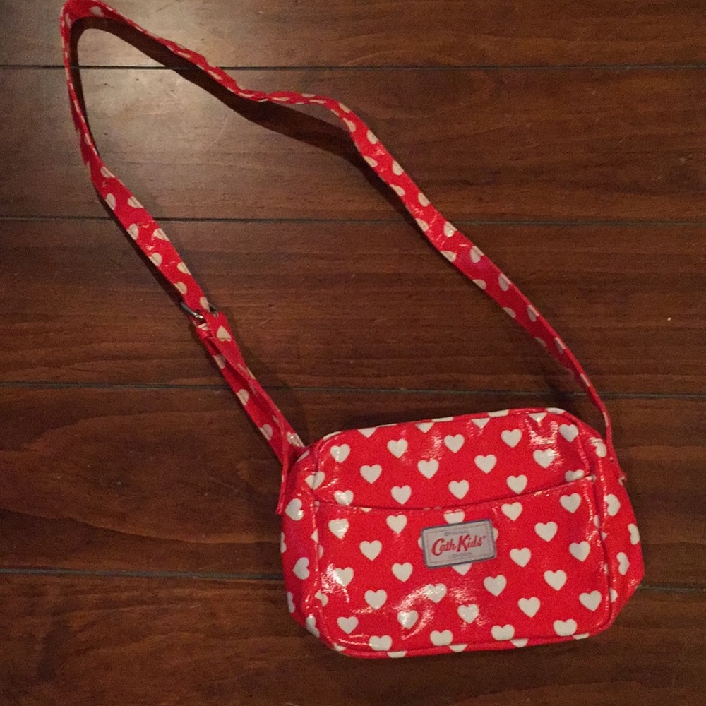 Cath Kidston London red heart purse